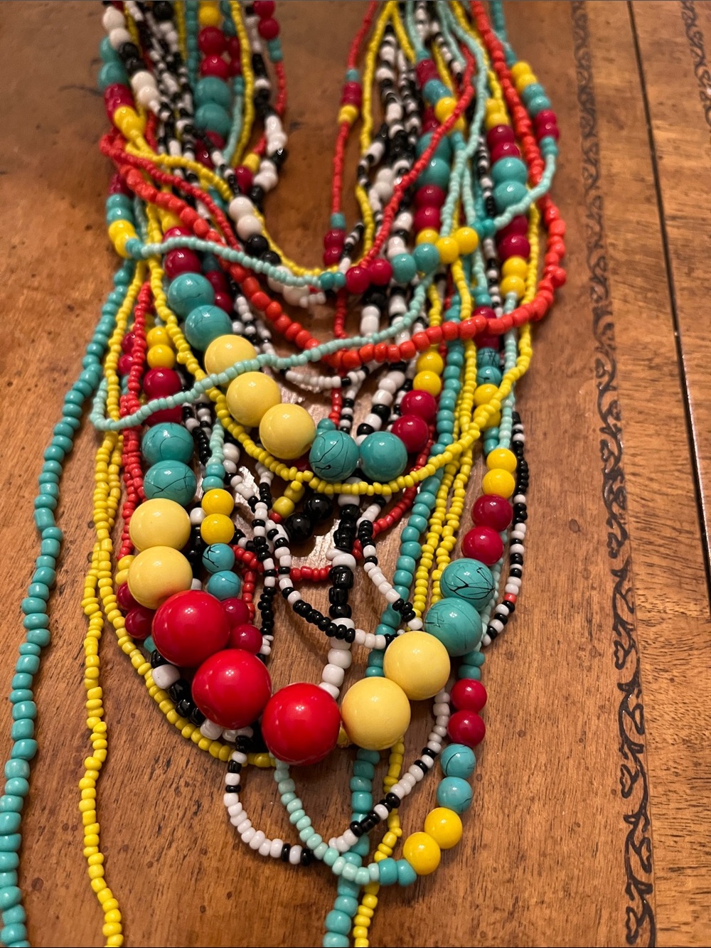 Sea Bead Multistrand necklace